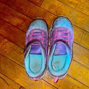 Girls size 13 shoes. Well worn, well loved, and still in good shape.